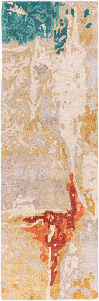 Kavita Handmade Rug, by Surya, 8' length x 2'6" width