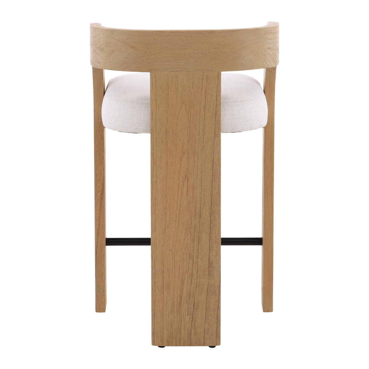Tyson Counter Stool Cream, Counter & Bar Stool by Dovetail, 20.5" width x 34.25" height x 20.5" depth View 4