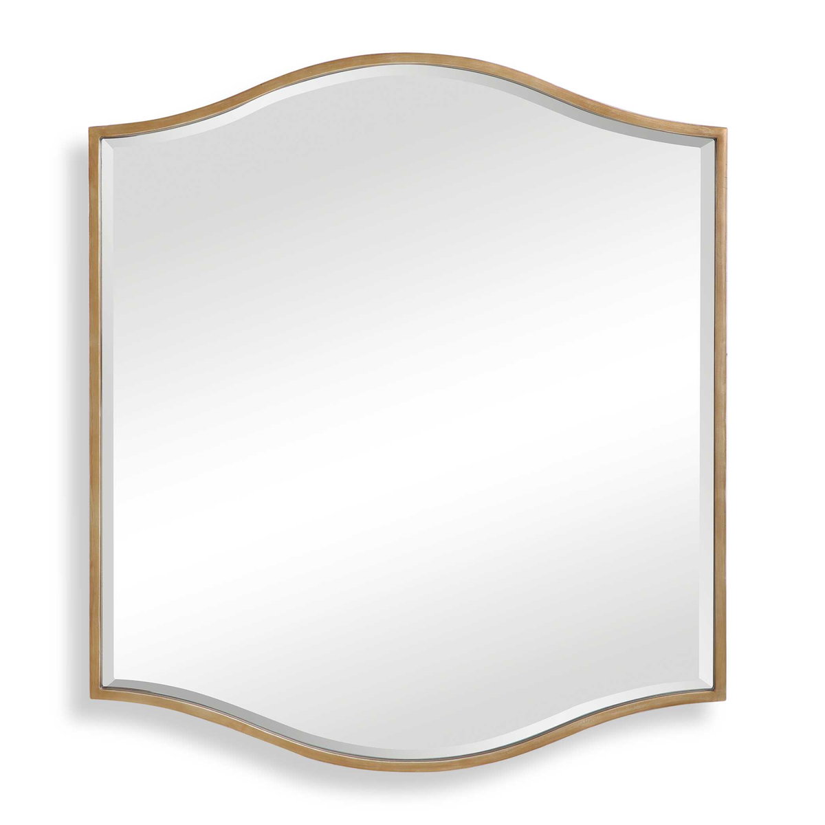 Cerise Gold Mirror, by Uttermost, 36" width x 40.75" height x 1.5" depth View 1