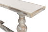 Stacy Double Pedestal Console, Console Table by Sarreid, 61" length x 15" width x 30" height thumbnail 6