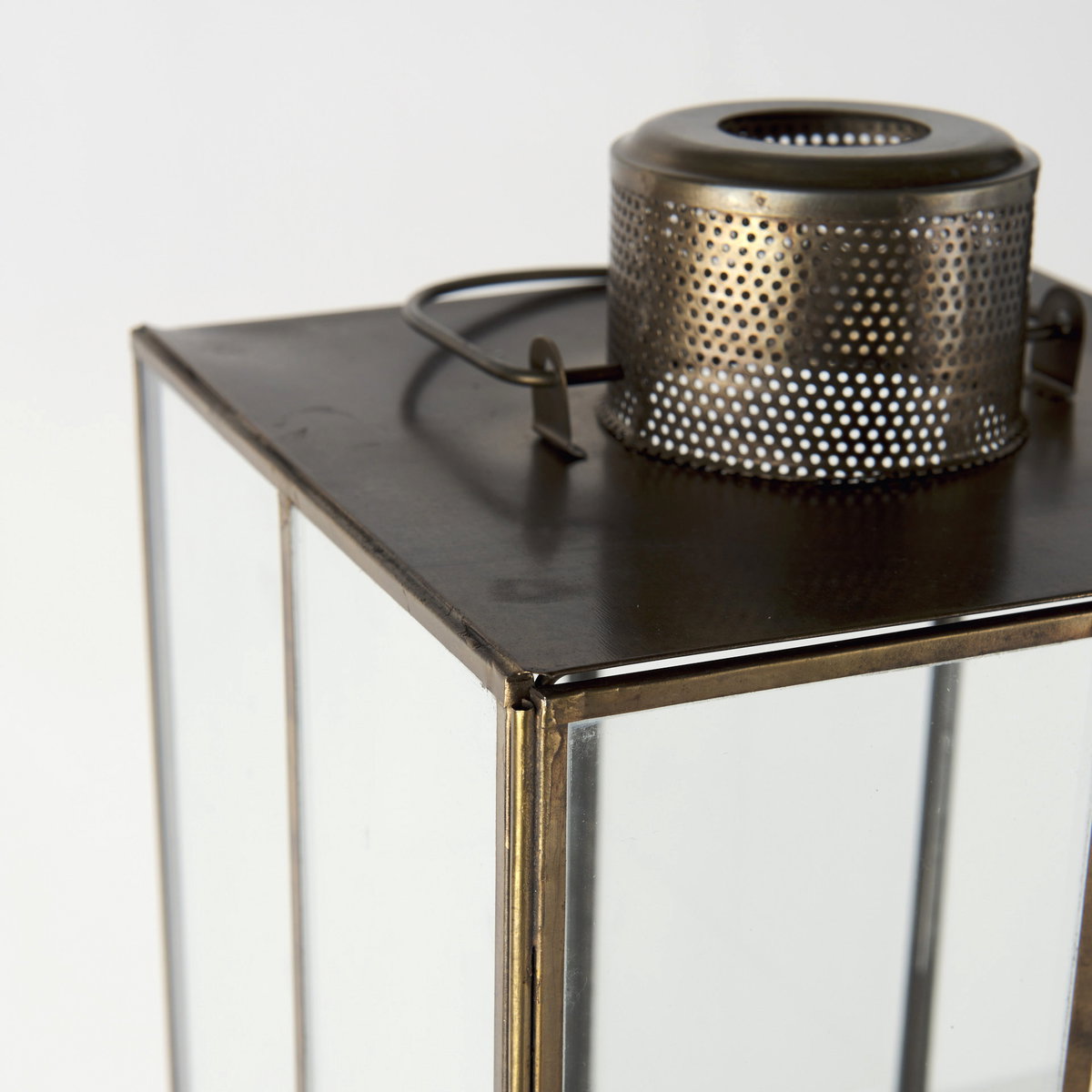 Grimwig (Large) 8L x 8W x 31H LANTERN with SHEET BASE WITHOUT BEVEL, Lighting by Mercana, 8.27" length x 8.27" width x 31.1" height View 13