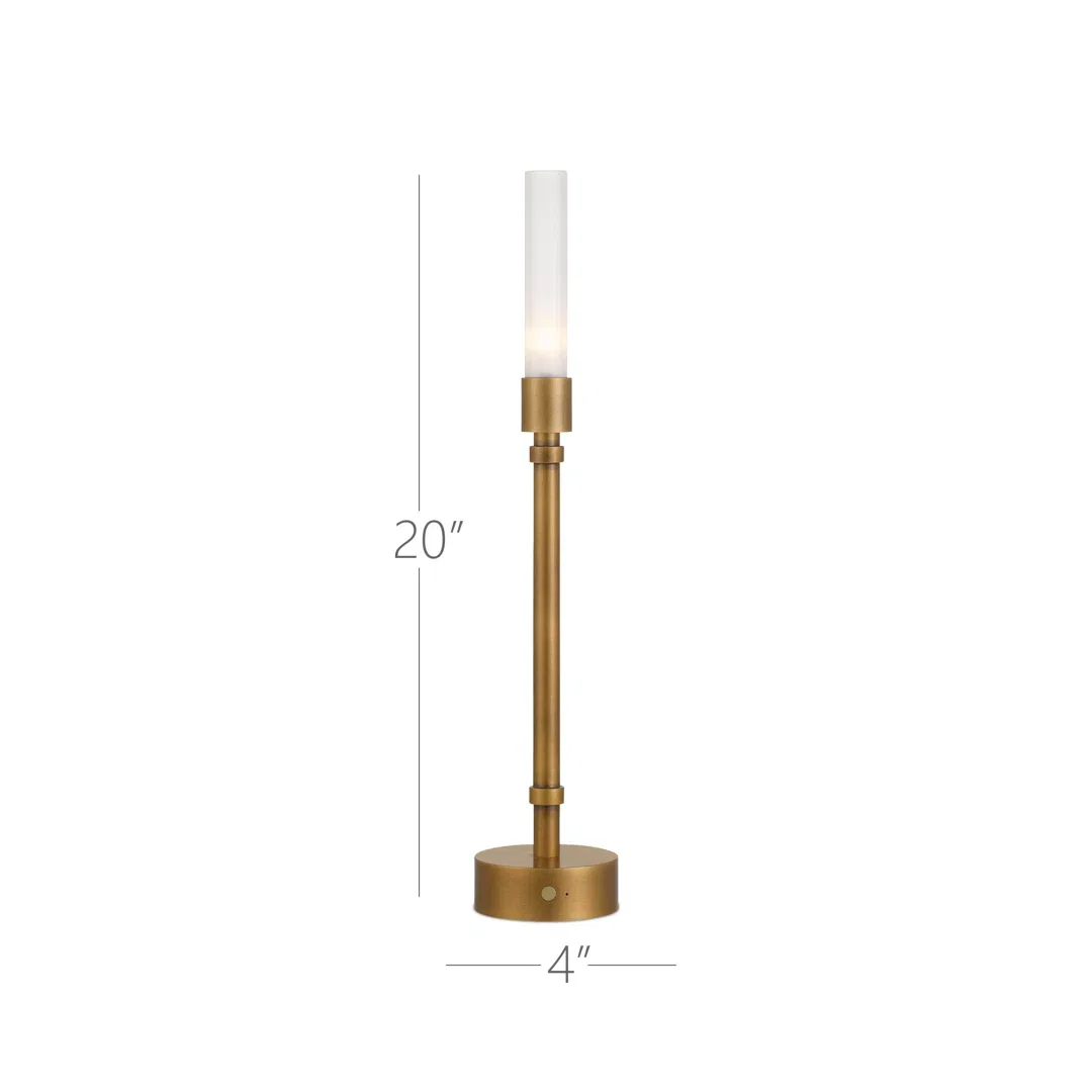 Paseo Table Lamp, by Currey and Company, 4" width x 20" height x 4" depth View 5