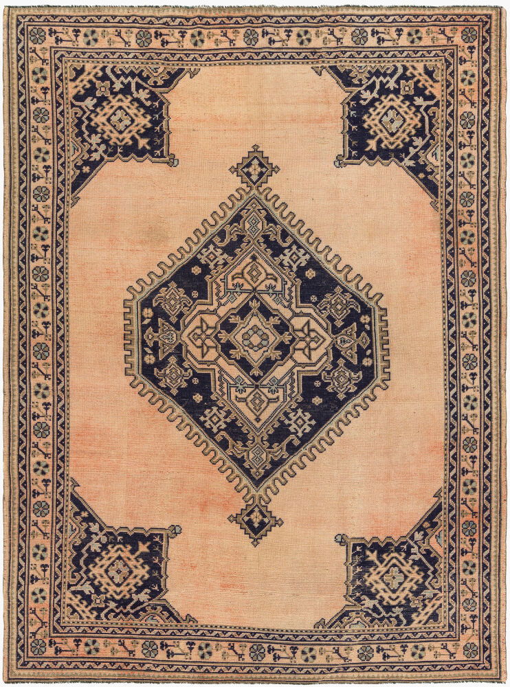 Antique One of a Kind Handmade Rug, by Surya, 9'9" length x 7'3" width