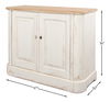Stepahno Two Door Sideboard  Ant.Whtwash thumbnail 5