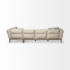 Denali III Beige Upholstered Wooden Frame Sectional, Sectional Sofa by Mercana, 121" length x 86" width x 30.25" height thumbnail 5