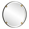 Radius Round Bronze Iron Mirror, by Uttermost, 42" width x 42" height x 2" depth thumbnail 5