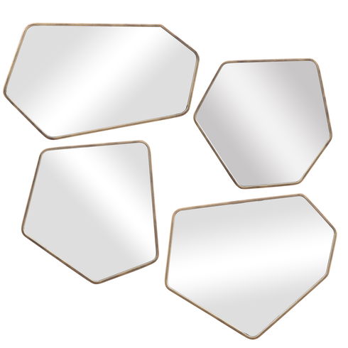 Linneah Modern Mirrors Set/4