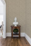 Papyrus Weave Beige Wallpaper, by York Wall, 27' length x 2'3" width x 0.02" depth thumbnail 3