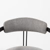 Hollyfield 20.5 x 21.3 x 29.5 Gray Fabric Seat with Gray Iron Frame Dining Chair thumbnail 6