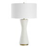 Ridgeline Matte White Table Lamp thumbnail 5