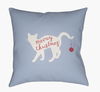 Meowy Accent Pillow, Decorative Pillow by Surya, 18" length x 18" width thumbnail
