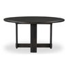 Glenn Round Dining Table Dark Brown thumbnail 1