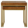 Burl-esque Wooden Nesting Tables Set/2 thumbnail 6