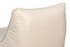Kennett Swivel Chair Crystal White Leath, by Sarreid, 3' length x 2'9" width x 2'9" height thumbnail 3