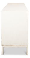 Becket Sideboard, Antique White, Cabinets & Sideboard by Sarreid, 74" length x 20" width x 33" height thumbnail 4