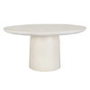 Madrone Warm White Outdoor Dining Table, Outdoor Table by Uttermost, 5' width x 2'6" height x 5' depth thumbnail 4
