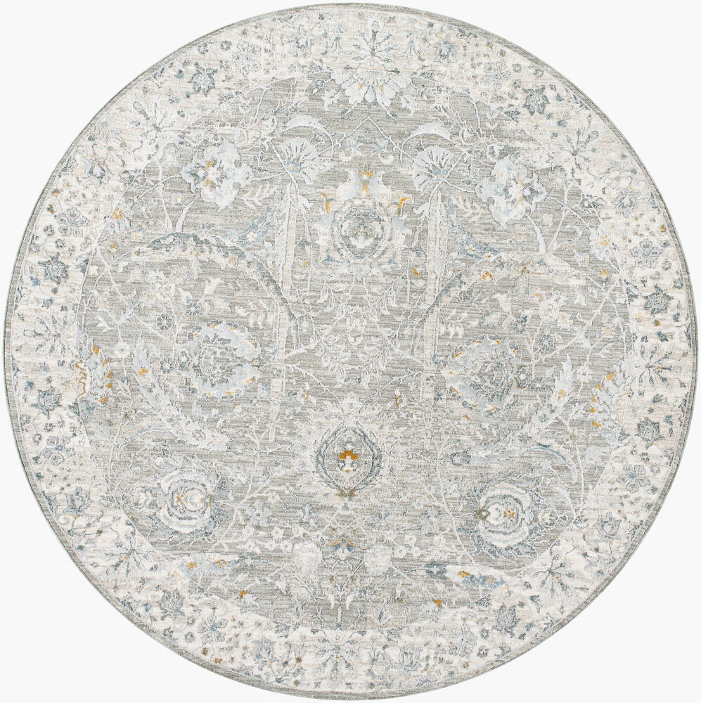 Dresden Machine Woven Rug, by Surya, 6'6.74" length x 6'6.74" width