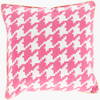 Houndstooth Accent Pillow, Decorative Pillow by Surya, 20" length x 20" width thumbnail