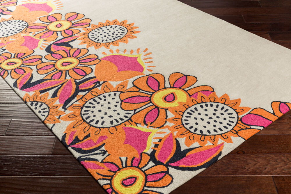 Skidaddle Handmade Rug, by Surya, 1'6" length x 1'6" width