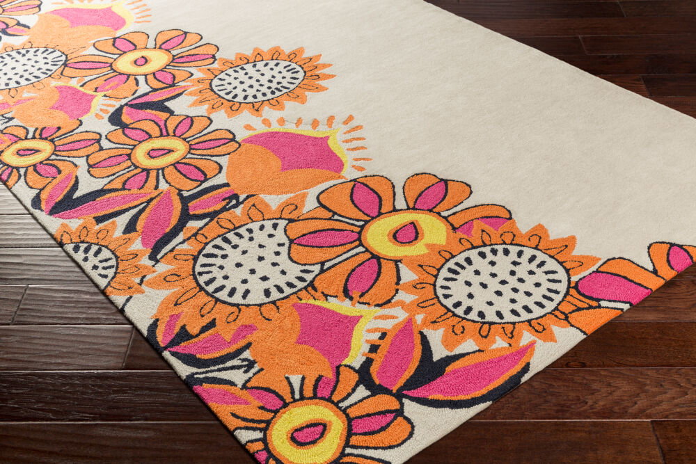 Skidaddle Handmade Rug, by Surya, 1'6" length x 1'6" width