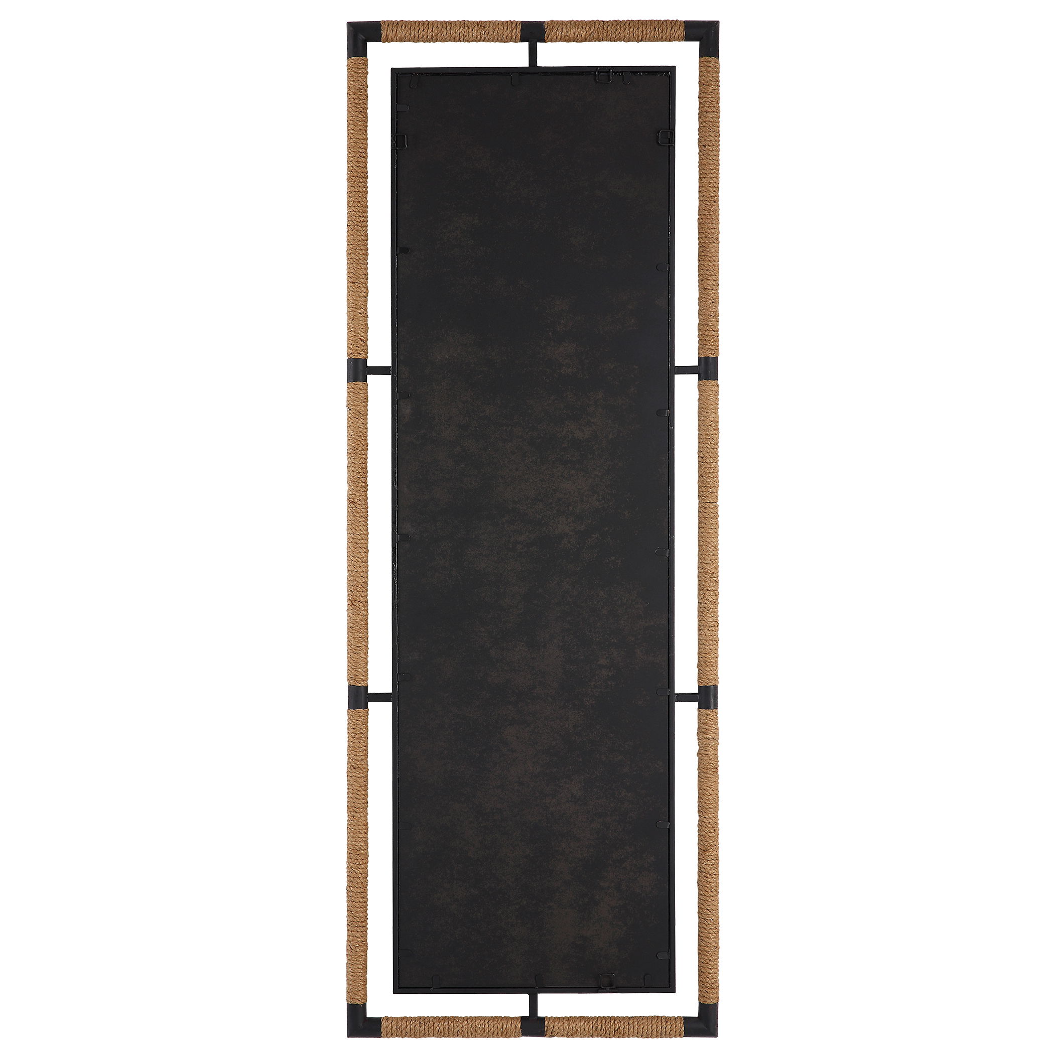 Melville Iron & Rope Tall Mirror, by Uttermost, 27.5" width x 76" height x 1.5" depth View 7