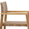 Chairs  Deeta Outdoor Dining Chair Set of 2 Brown thumbnail 4