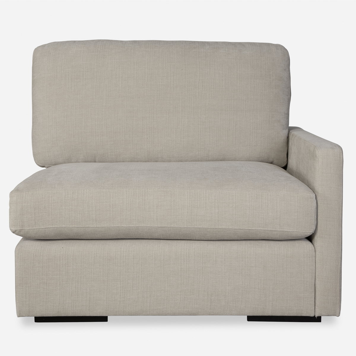 Refuge Sand Right Arm Facing Sofa, Sofas & Sectional by Uttermost, 43.25" width x 30" height x 37.5" depth View 1