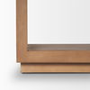 Bela Large Arched Console Table Medium Brown Wood thumbnail 10