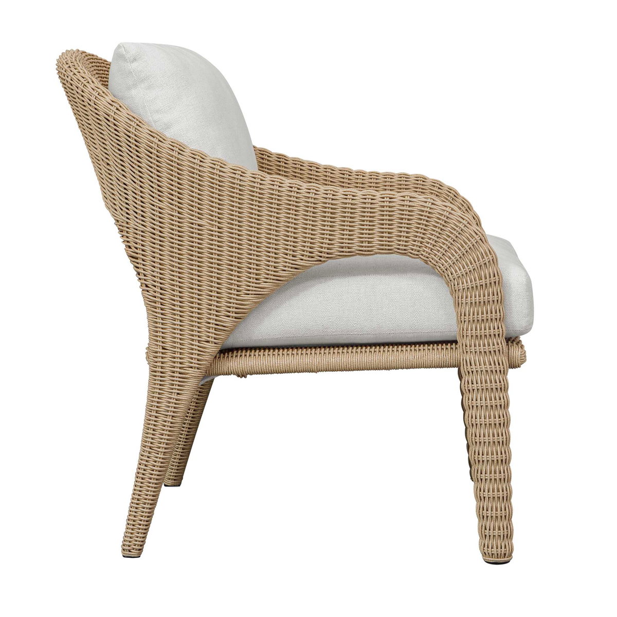 Kavali Outdoor Wicker Lounge Chair, Outdoor Chair by Uttermost, 2'4.5" width x 2'10.7" height x 2'6" depth View 6