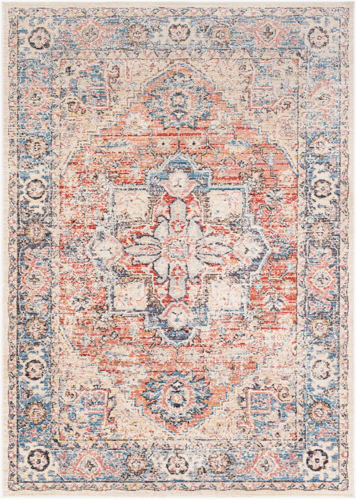 Daytona Beach Machine Woven Rug, by Surya, 1'3.75" length x 1'3.75" width