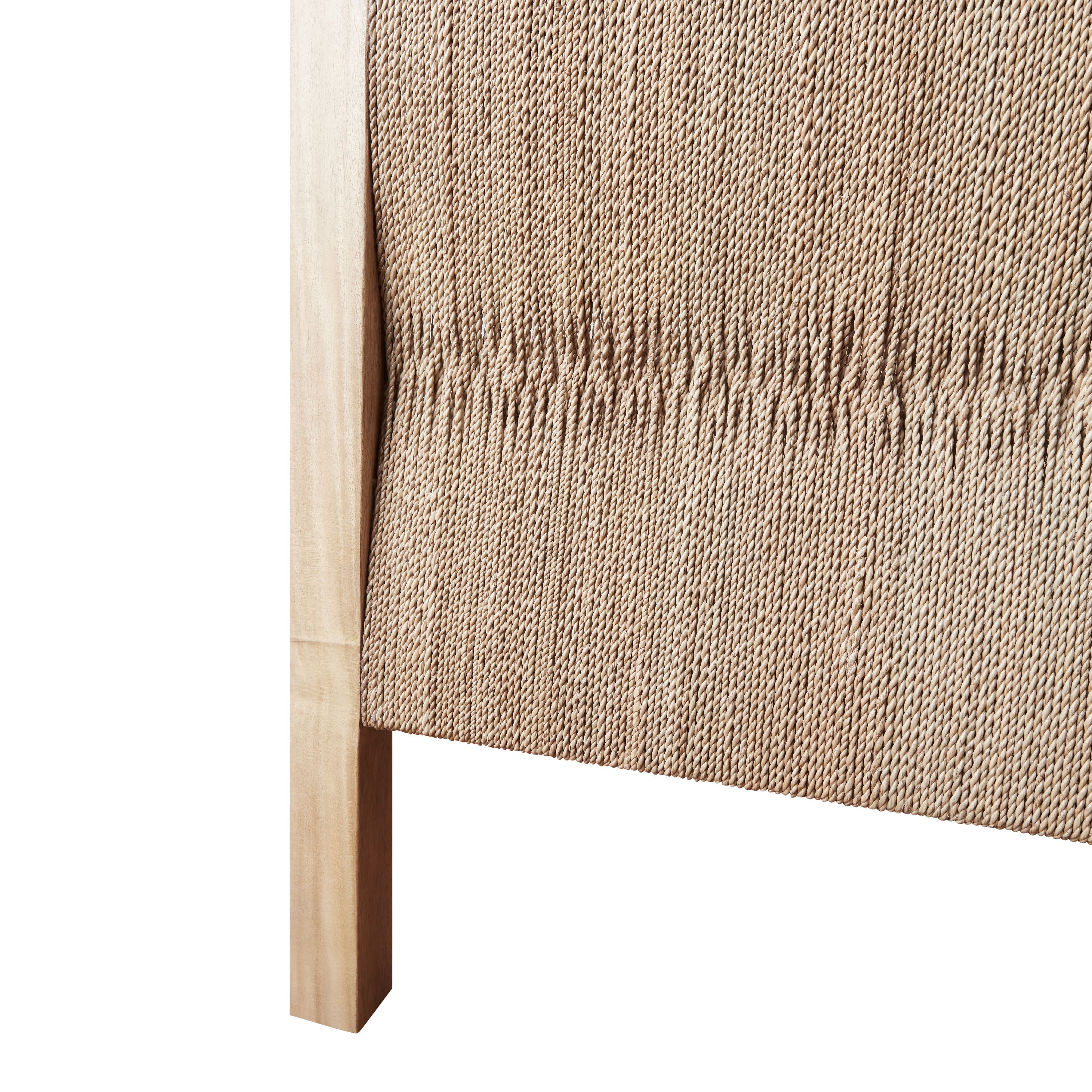 Textura Queen Bed, by Woven, 85" length x 65" width x 54" height