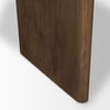 Rumer Dark Brown Wood with White Marble Coffee Table, by Mercana, 36" length x 36" width x 16" height thumbnail 10