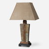 Slate Accent Lamp, by Uttermost, 17" width x 28.5" height x 12" depth thumbnail 1