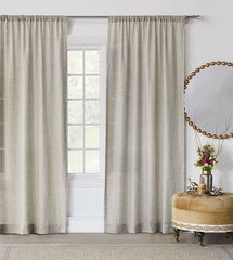Online Designer Home/Small Office MARCEAU GOLD DOTTED CURTAIN PANEL