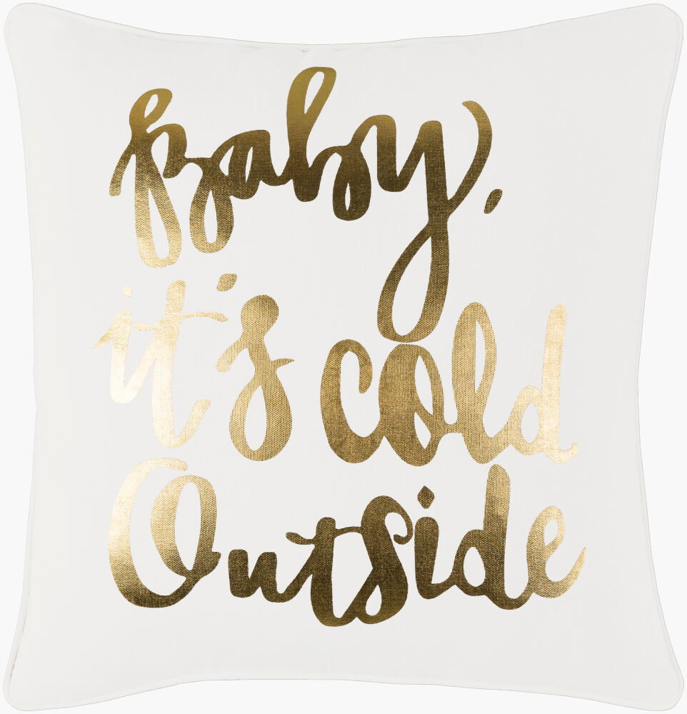 Holiday Accent Pillow, Decorative Pillow by Surya, 18" length x 18" width