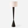 Layla Black Tapered Floor Lamp thumbnail 0