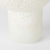 Heket Tall White Glass Vase, by Mercana, 6.89" length x 6.89" width x 12.36" height thumbnail 9