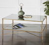 Henzler Mirrored Glass Coffee Table thumbnail 3