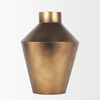 Perrin Small Brushed Gold Metal Decorative Vase thumbnail 6