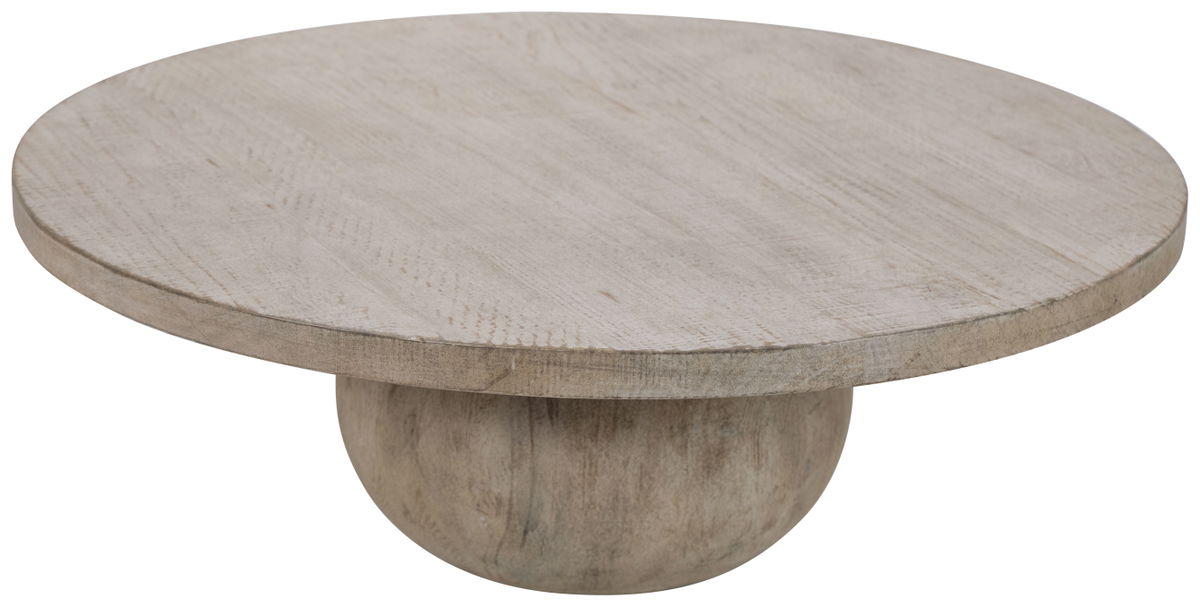 Belize Coffee Table, by Dovetail, 42" width x 15" height x 42" depth View 2