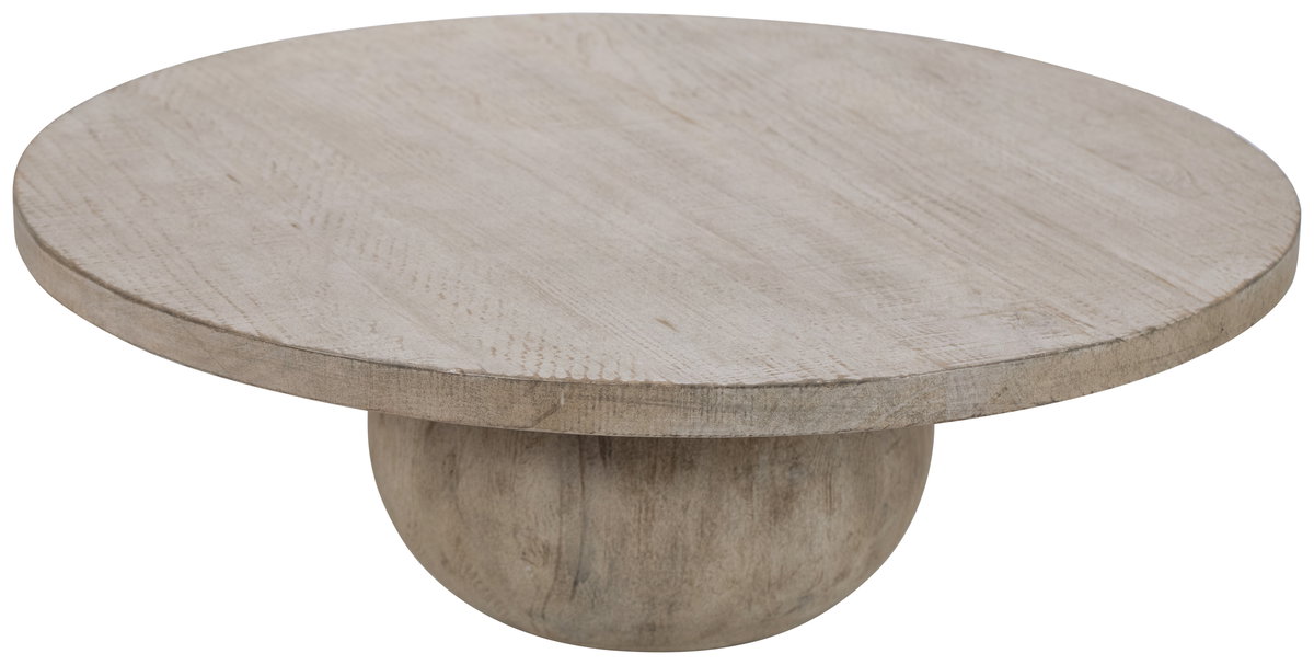 Belize Coffee Table, by Dovetail, 42" width x 15" height x 42" depth View 2