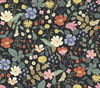 Strawberry Fields Black & Green Wallpaper, by York Wall, 27' length x 2'3" width x 0.02" depth thumbnail 1