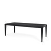 Teva 92'L x 39'W Rectangular Dining Table | Modern | Black Wood | Seats 8, by Mercana, 92" length x 39" width x 30" height thumbnail 1