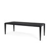 Teva Black Wood Rectangular 92' Dining Table, by Mercana, 92" length x 39" width x 30" height thumbnail 1