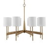 Lautoka Rattan 8 Light Chandelier, Pendant by Uttermost, 32" width x 26" height x 32" diameter x 32" depth thumbnail 3