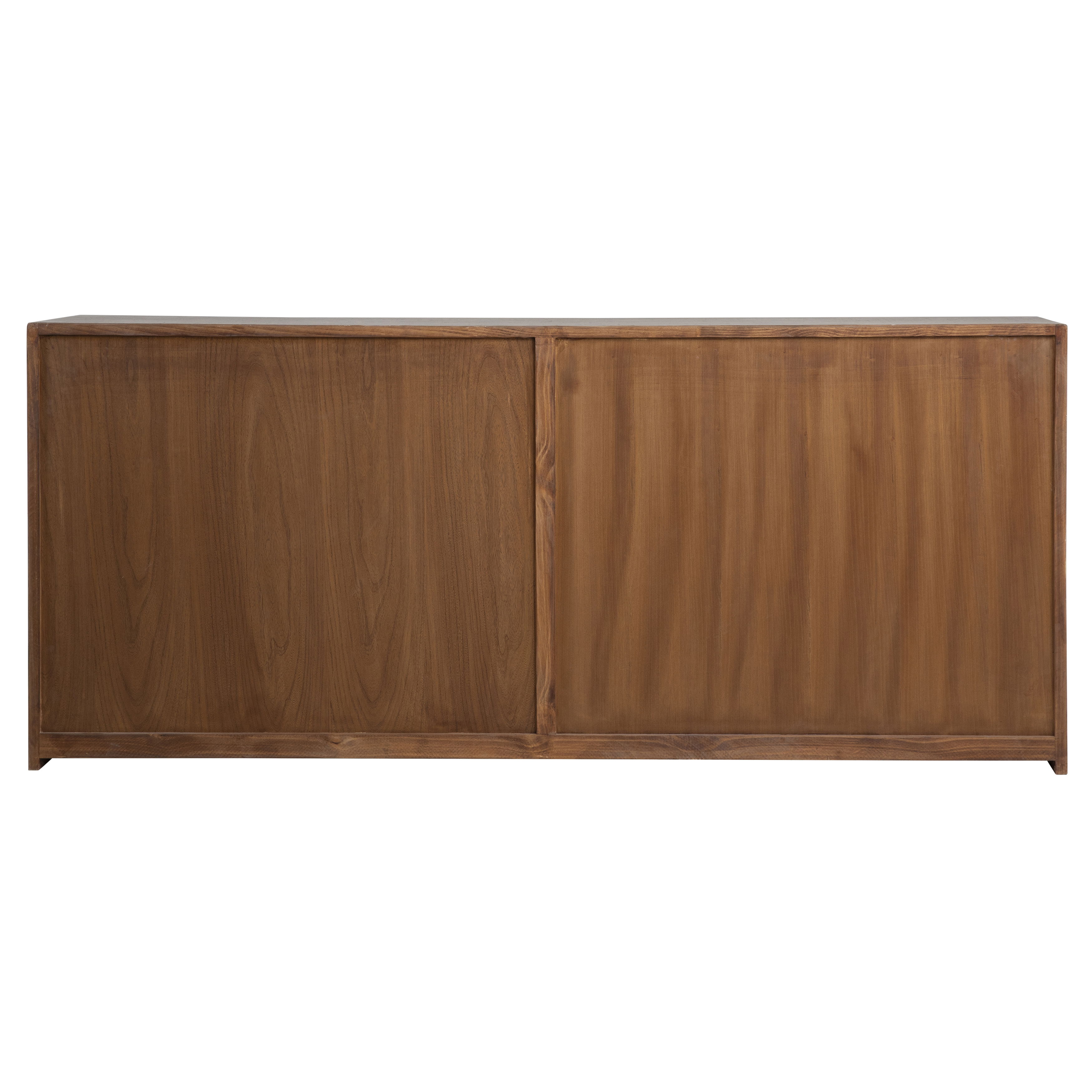 Sonya Sideboard Light Grey Wash, Sideboards & Buffet by Dovetail, 84" width x 36" height x 18" depth View 4