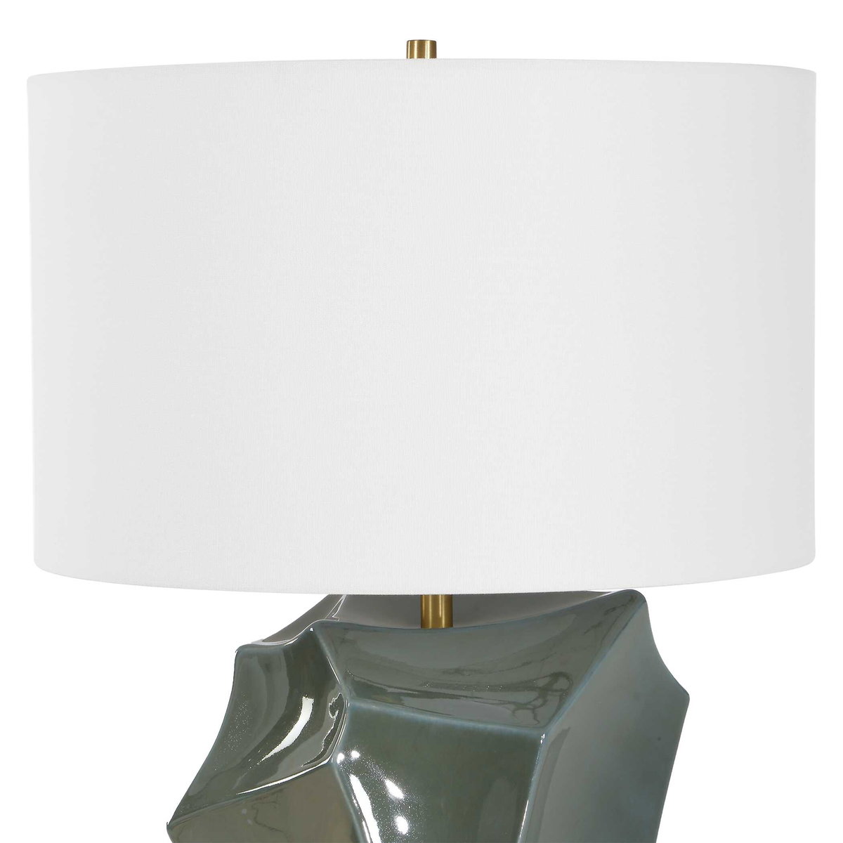 Prisma Smoky Bronze Table Lamp, by Uttermost, 18" width x 24" height x 18" depth View 7