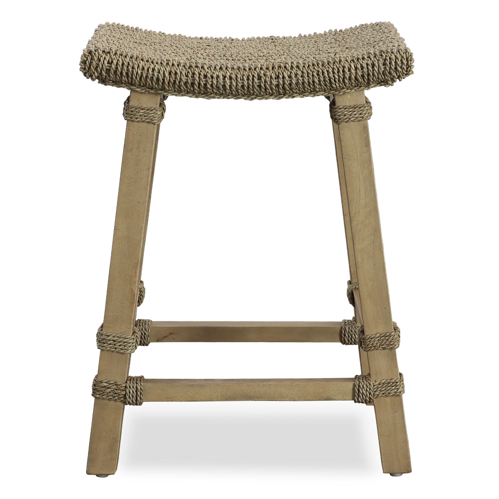 Everglade Sea Grass Counter Stool, Furniture by Uttermost, 20" width x 26.5" height x 15.5" depth View 1