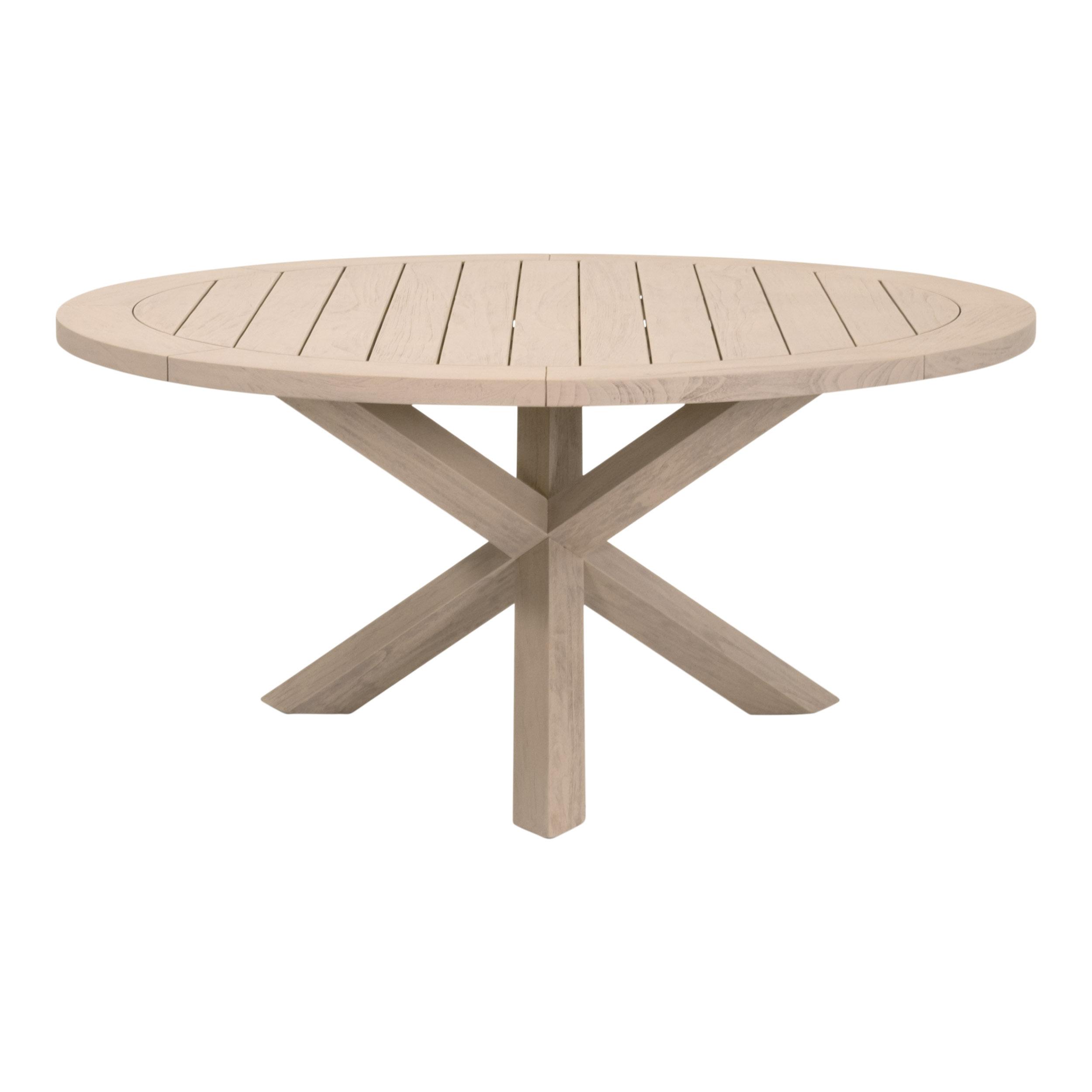 Boca Outdoor 63' Round Dining Table, by Essentials for Living, 63" width x 29.5" height x 63" depth View 1