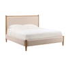 Nexis Bed King Cream, by Dovetail, 82.91" width x 56.1" height x 89.76" depth thumbnail 1